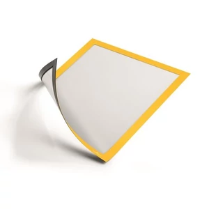 Infokeret A4 mágneses DURABLE DURAFRAME MAGNETIC sárga