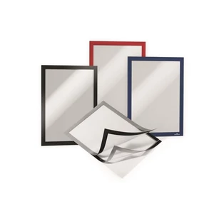 Infokeret A4 öntapadó hátta mágneses előlappa DURABLE DURAFRAME kék