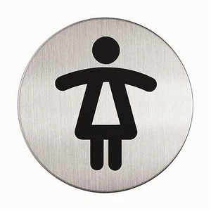 Információs piktogram öntapadó DURABLE Női WC 