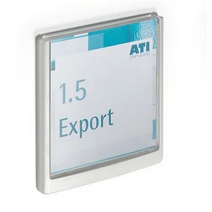 Információs tábla 149x148,5mm DURABLE CLICK SIGN fehér