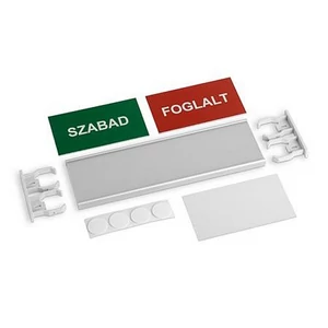 Információs tábla 200x62mm ANTRA Szabad-Foglalt