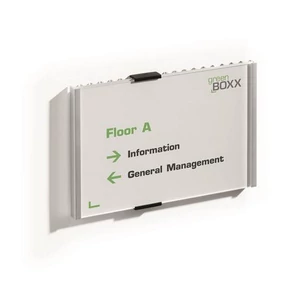 Információs tábla 210x148,5mm DURABLE INFO SIGN ezüst