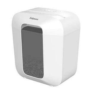 Iratmegsemmisítő Fellowes konfetti, 6 lap, "Powershred LX25" fehér