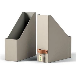 Iratpapucs karton 100mm LEITZ  2db/doboz Puro" homokbézs