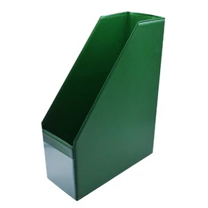 Iratpapucs PVC/karton 90mm zöld