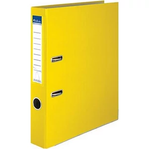 Iratrendező 50mm A4 Victoria Basic élvédős PP/karton sárga Iratrendezés Victoria 50YELLOW