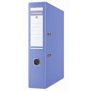 Iratrendező 75mm A4 Donau Prémium élvédős PP műanyag világoskék Iratrendezés DONAU 3975001PL-10