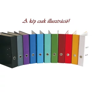 Iratrendező 75mm STANDARD PP szürke A4 élvédő nélküli 290x320x75mm