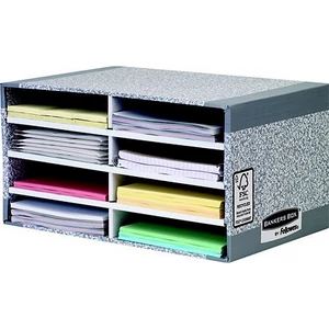 IrattároLó karton Fellowes BANKERS BOX® SYSTEM by 8 fiókos szürke Iratrendezés FELLOWES 08750EU