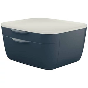 Irattároló műanyag Leitz 2 fiókos, Cosy, bársonyszürke E53570089
