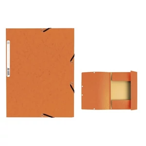 Gumis mappa A4 Exacompta 355g narancssárga 55304E