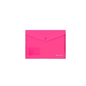 Irattartó tasak A5 Panta Plast PP, patentos, neon pink INP0410008613