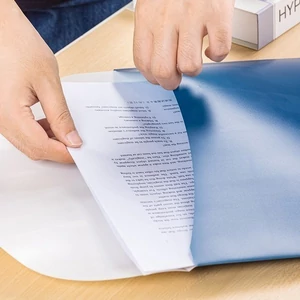 Irattartó tasak, PP, A4, Deli patentos, 4 vegyes szín EF763