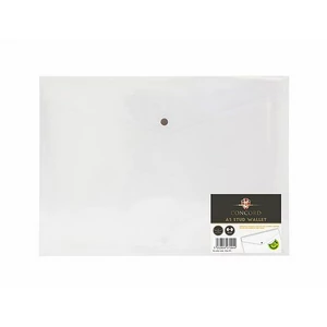 Irattartó tasak Pukka Pad A3, PP, patentos, Concord, áttetsző