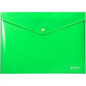 Irattasak A4 Panta Plast PP, patentos, neon zöld INP0410008504