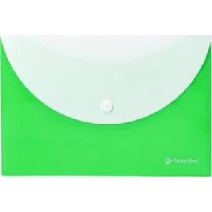 Irattasak A5 Panta Plast PP, patentos, két zsebes,neon zöld INP0410008804