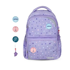 Iskolatáska Belmil ergonómikus Maxi Pack Purple Do BL338376L