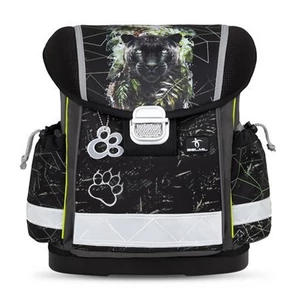 Iskolatáska Belmil ergonómikus Classy Black Panther 