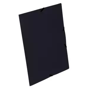 Gumis mappa A4 VIQUEL Standard 15mm PP műanyag fekete Iratrendezés VIQUEL 133005-08