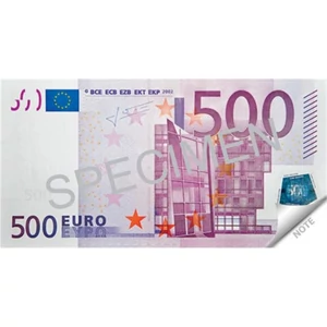 Jegyzettömb 120x61,5mm 70 lap, Panta Plast 500 Euro INP42305799