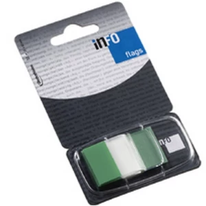 Jelölőcimke Info Flags GLN zöld 25, 4x43, 2mm 7728-43