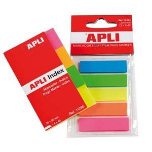 Jelölőcímke Apli 11912 5x25lap 12x45mm LCA11911