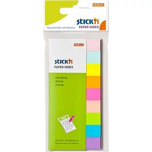 Jelölőcímke Stick N papír, 9x50 lap, 50x12 mm, neon és pasztell mix