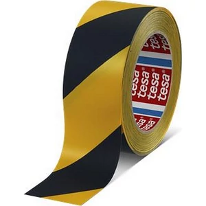 Jelölőszalag 50mmx33m Tesa Professional Premium, fekete-sárga