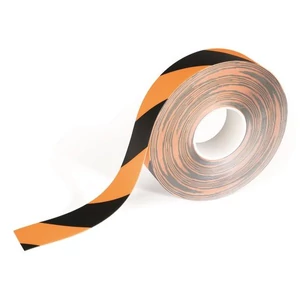 Jelölőszalag visszaszedhető fekete/sárga 50mm x 15m 0,5mm DURABLE