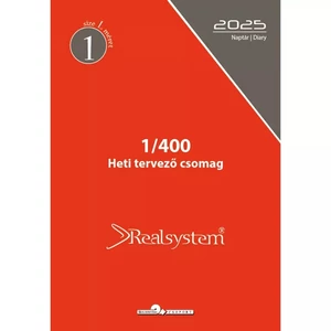 Kalendárium kiegészítő 2025 1/400 éves heti L Realsystem 2025 kollekció!