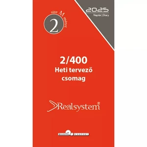 Kalendárium kiegészítő 2025 2/400 éves heti M Realsystem 2025 kollekció!