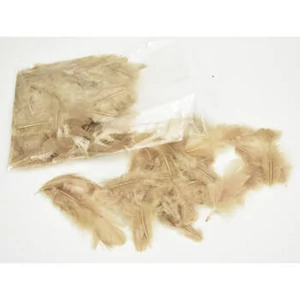 Karácsonyi dekoráció Madártoll cappuccino 7-8cm 10g Karácsonyi dekoráció