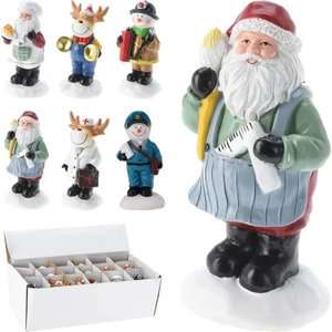 Karácsonyi dísz figura '24 Figura 6 féle43X40X83mm kpm