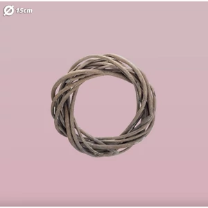 Koszorú vesszőszürke 15cm