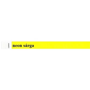Karszalag 45720 tyvek neon sárga