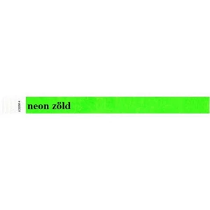 Karszalag 45720 tyvek neon zöld