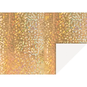 Karton HEYDA (50x70) 160g hologramos csillagok  arany