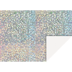 Karton HEYDA (50x70) 160g hologramos csillagok  ezüst