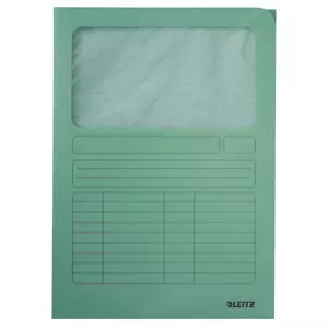 Karton mappa Leitz Ablakos karton v.zöld Leitz 10 db rendelési egység ár 1db-ra