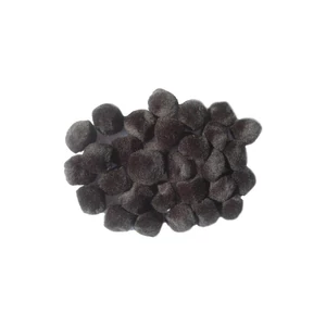 Dekor pompon 30mm fekete 30db/cs