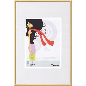 Képkeret 10x15cm New Lifestyle arany műanyag álló/fekvő képkeret 690-KV015G