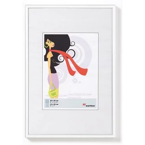 Képkeret 20x30cm New Lifestyle fehér műanyag álló/fekvő képkeret 690-KV030W