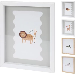 Képkeret 4féle mintával 25x30cm paszpartuval fehér színű kpmhu '25