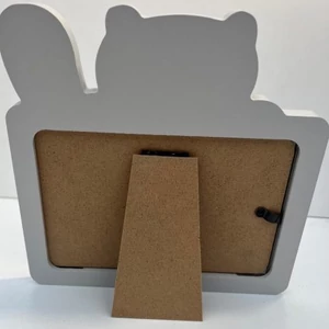 Képkeret fa MDF 15x10cm borz babás HK1828002