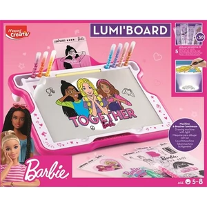 Készségfejlesztő készlet Maped Rajzkészlet, Maped Creativ Lumi Board Barbie