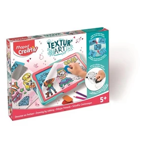 Készségfejlesztő készlet Maped Rajztábla, Textúrák, Maped Creativ Textur`Art, Divat