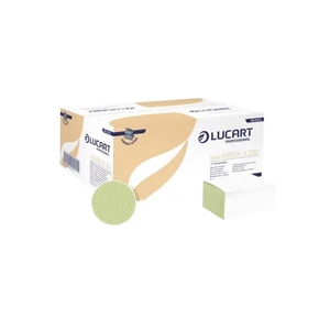Kéztörlő 1rétegű V hajtogatású 250 lap/csomag 20 cs/karton Easy Green Lucart_863063P zöld