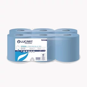 Kéztörlő tekercses 2 2 rétegű LUCART L-One mini Strong Blue 350 kék
