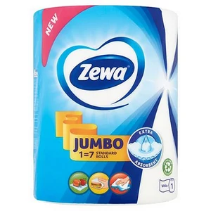 Kéztörlő tekercses 325lap ZEWA Jumbo White