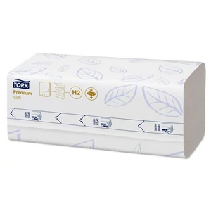 Kéztörlő tömörített Interfold 2 réteg 170lap H2 rendszer Premium TORK Xpress Soft Multifold
